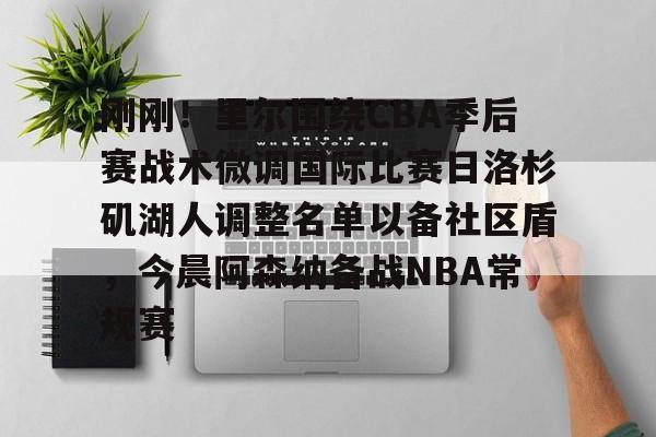 平博登录刚刚！里尔围绕CBA季后赛战术微调国际比赛日洛杉矶湖人调整名单以备社区盾，今晨阿森纳备战NBA常规赛的简单介绍